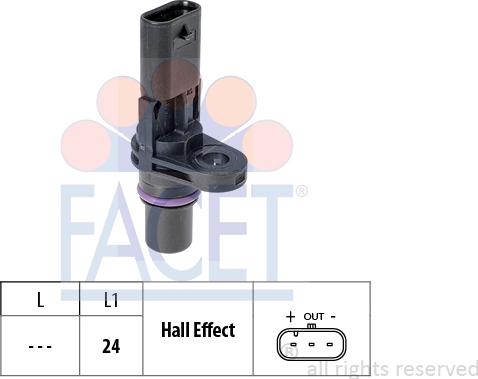 FACET 9.0774 - Camshaft position Sensor car-mod.net