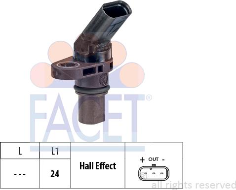 FACET 9.0773 - Sensor, RPM car-mod.net