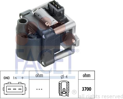 FACET 9.8114 - Ignition Coil car-mod.net