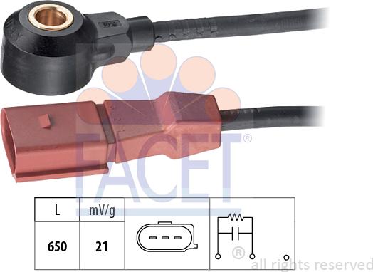 FACET 9.3046 - Knock Sensor car-mod.net