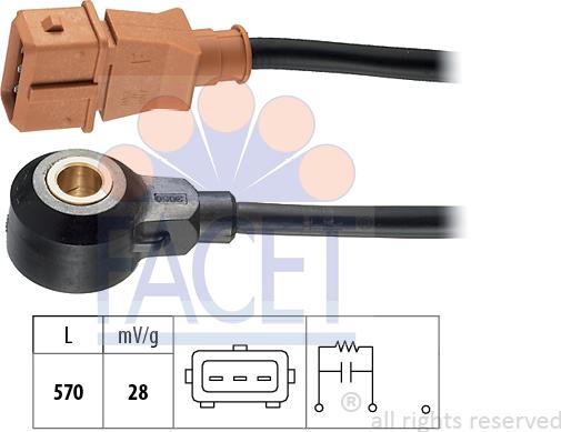 FACET 9.3053 - Knock Sensor car-mod.net