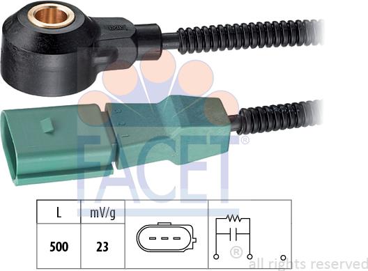 FACET 9.3163 - Knock Sensor car-mod.net