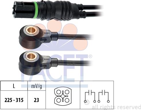 FACET 9.3132 - Knock Sensor car-mod.net