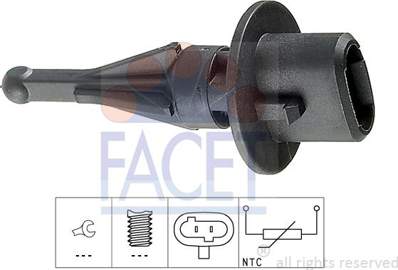 FACET 10.4010 - Sensor, intake air temperature car-mod.net