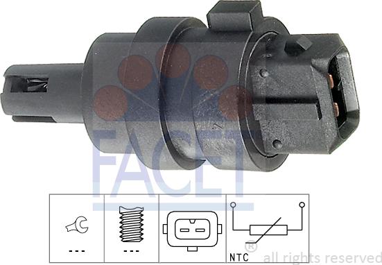 FACET 10.4013 - Sensor, intake air temperature car-mod.net