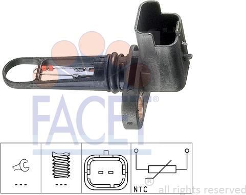 FACET 10.4021 - Sensor, intake air temperature car-mod.net