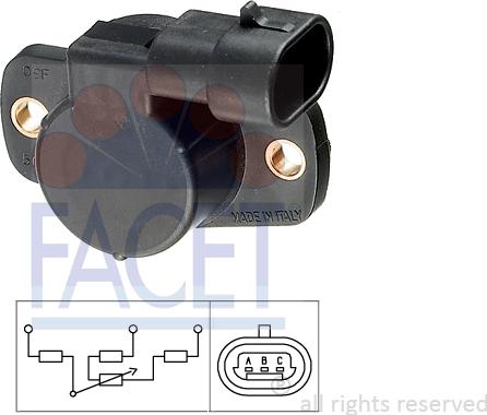 FACET 10.5094 - Throttle position sensor car-mod.net