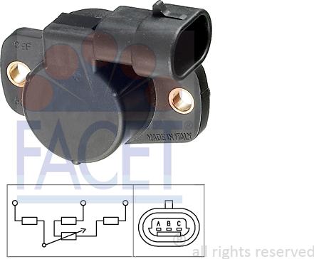 FACET 10.5093 - Throttle position sensor car-mod.net