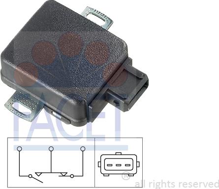 FACET 10.5066 - Throttle position sensor car-mod.net
