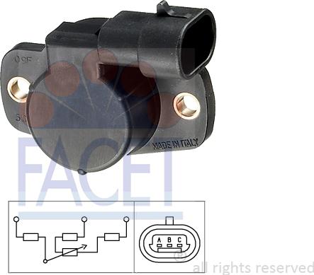 FACET 10.5001 - Throttle position sensor car-mod.net