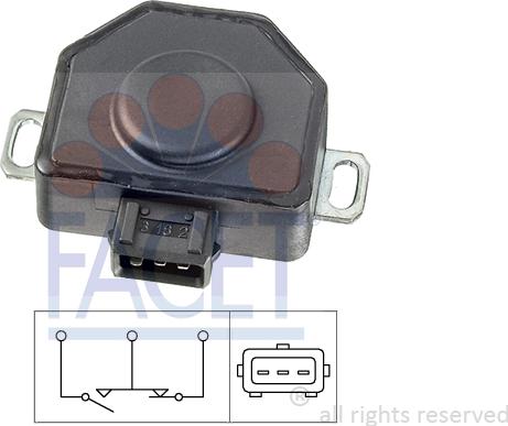FACET 10.5079 - Throttle position sensor car-mod.net