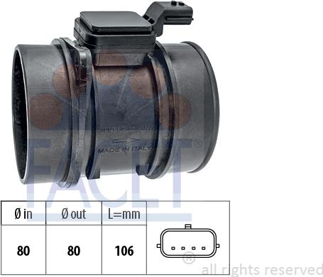 FACET 10.1450 - Air Mass Sensor car-mod.net