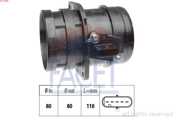 FACET 10.1403 - Air Mass Sensor car-mod.net