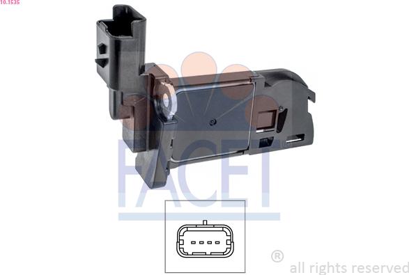 FACET 10.1535 - Air Mass Sensor car-mod.net