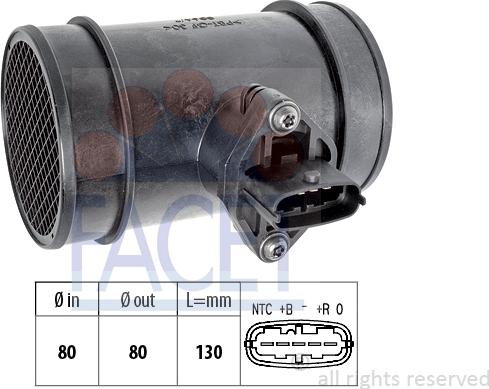 FACET 10.1034 - Air Mass Sensor car-mod.net