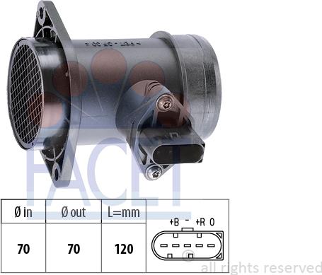 FACET 10.1192 - Air Mass Sensor car-mod.net