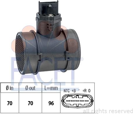 FACET 10.1155 - Air Mass Sensor car-mod.net