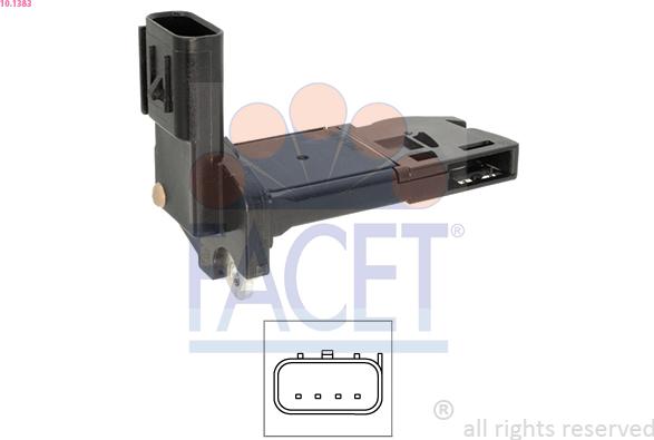 FACET 10.1383 - Air Mass Sensor car-mod.net
