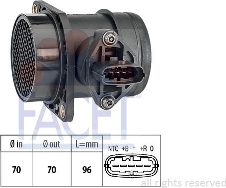FACET 10.1283 - Air Mass Sensor car-mod.net