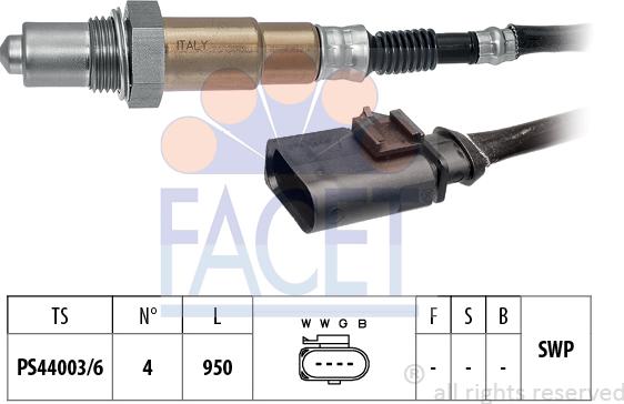 FACET 10.8498 - Oxygen, Lambda Sensor car-mod.net