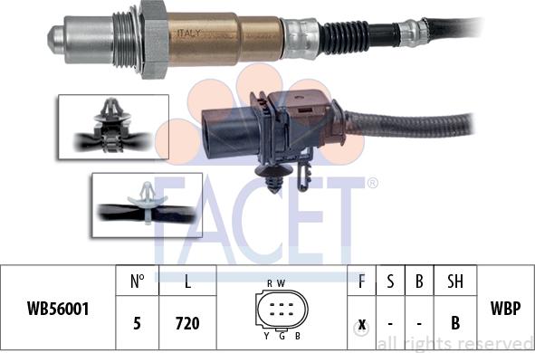 FACET 10.8441 - Oxygen, Lambda Sensor car-mod.net