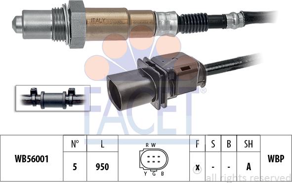 FACET 10.8460 - Oxygen, Lambda Sensor car-mod.net