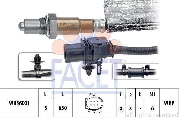 FACET 10.8419 - Oxygen, Lambda Sensor car-mod.net