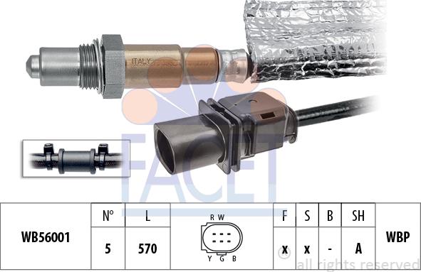FACET 10.8410 - Oxygen, Lambda Sensor car-mod.net