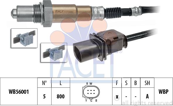 FACET 10.8430 - Oxygen, Lambda Sensor car-mod.net