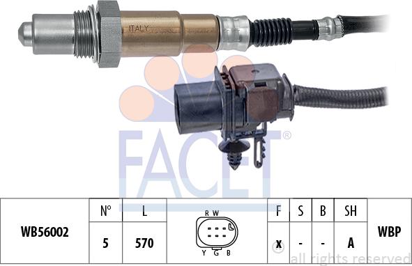 FACET 10.8474 - Oxygen, Lambda Sensor car-mod.net
