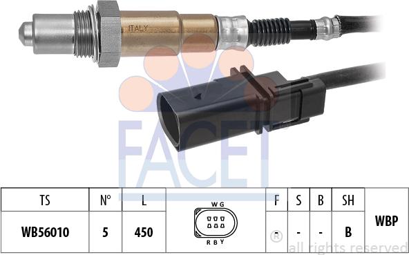 FACET 10.8592 - Oxygen, Lambda Sensor car-mod.net