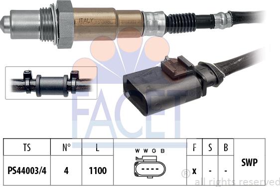 FACET 10.8503 - Oxygen, Lambda Sensor car-mod.net