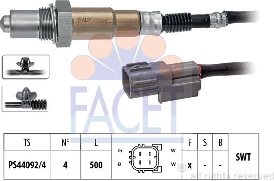 FACET 10.8515 - Oxygen, Lambda Sensor car-mod.net