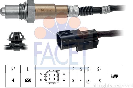 FACET 10.8517 - Oxygen, Lambda Sensor car-mod.net