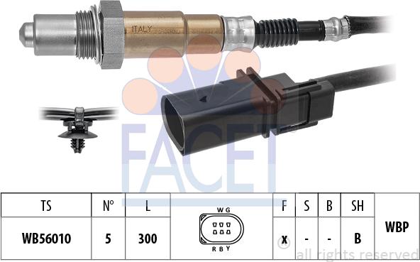 FACET 10.8586 - Oxygen, Lambda Sensor car-mod.net