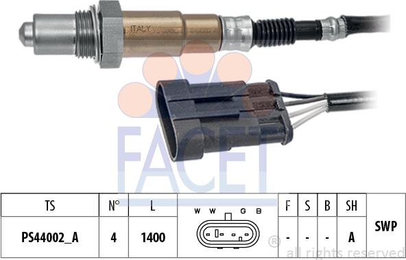 FACET 10.8533 - Oxygen, Lambda Sensor car-mod.net