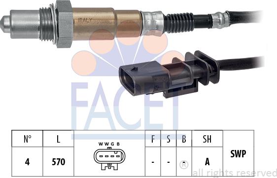 FACET 10.8528 - Oxygen, Lambda Sensor car-mod.net