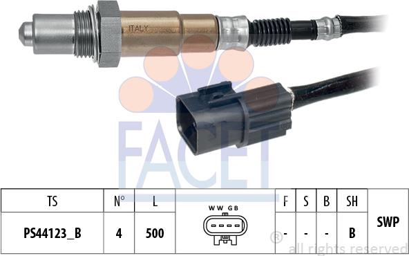 FACET 10.8610 - Oxygen, Lambda Sensor car-mod.net