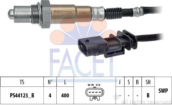FACET 10.8611 - Oxygen, Lambda Sensor car-mod.net