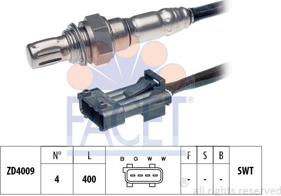 FACET 10.8026 - Oxygen, Lambda Sensor car-mod.net