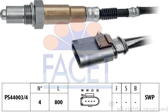 FACET 10.8199 - Oxygen, Lambda Sensor car-mod.net