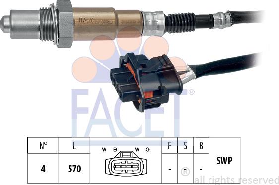 FACET 10.8168 - Oxygen, Lambda Sensor car-mod.net
