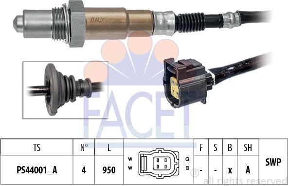 FACET 10.8110 - Oxygen, Lambda Sensor car-mod.net