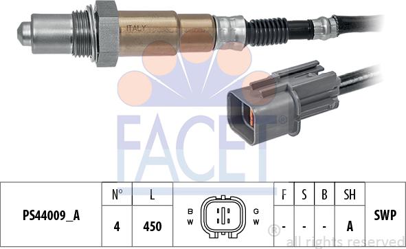 FACET 10.8359 - Oxygen, Lambda Sensor car-mod.net