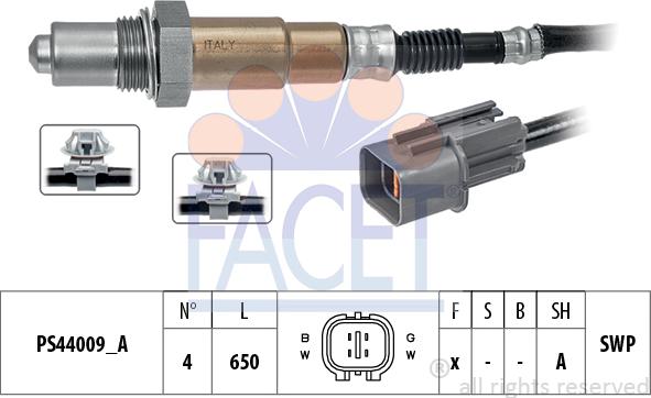 FACET 10.8369 - Oxygen, Lambda Sensor car-mod.net