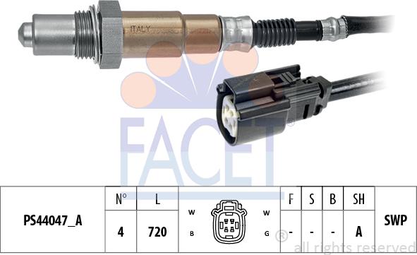 FACET 10.8364 - Oxygen, Lambda Sensor car-mod.net