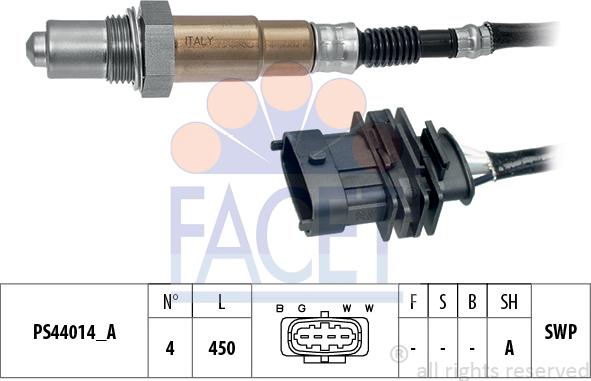 FACET 10.8362 - Oxygen, Lambda Sensor car-mod.net