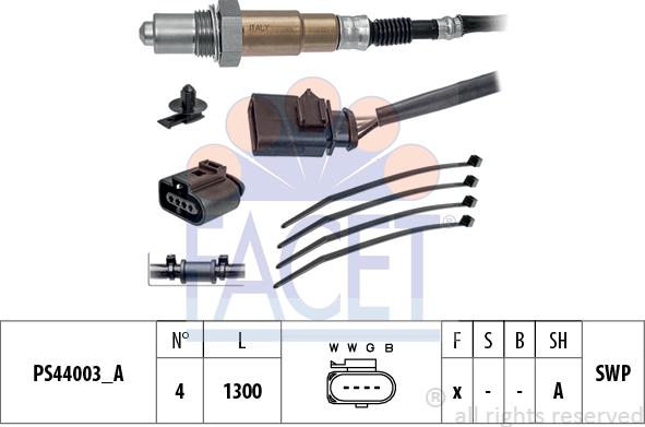FACET 10.8245 - Oxygen, Lambda Sensor car-mod.net