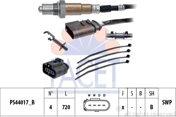 FACET 10.8248 - Oxygen, Lambda Sensor car-mod.net