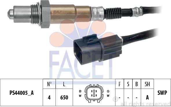 FACET 10.8262 - Oxygen, Lambda Sensor car-mod.net